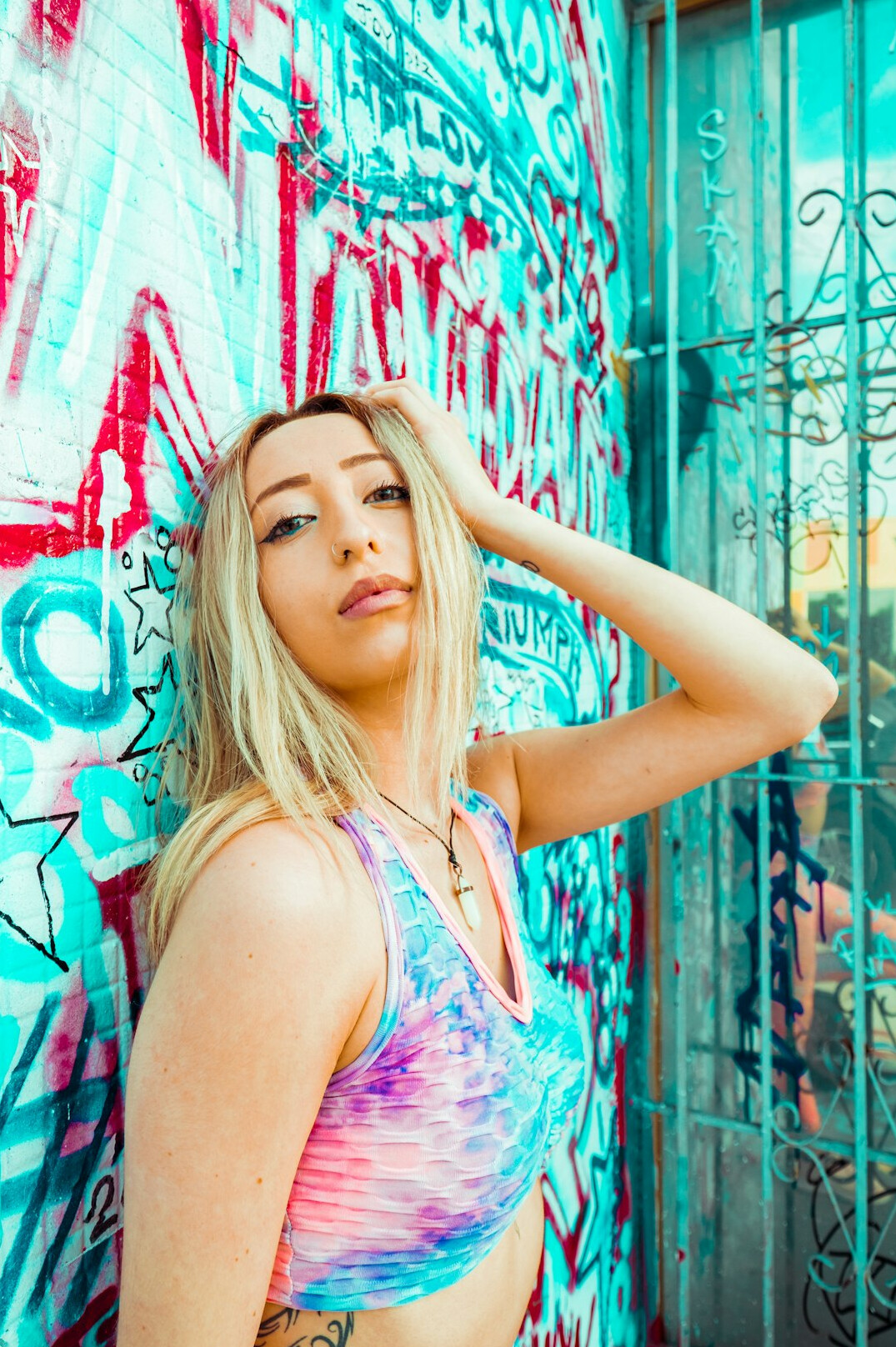street artist portrait